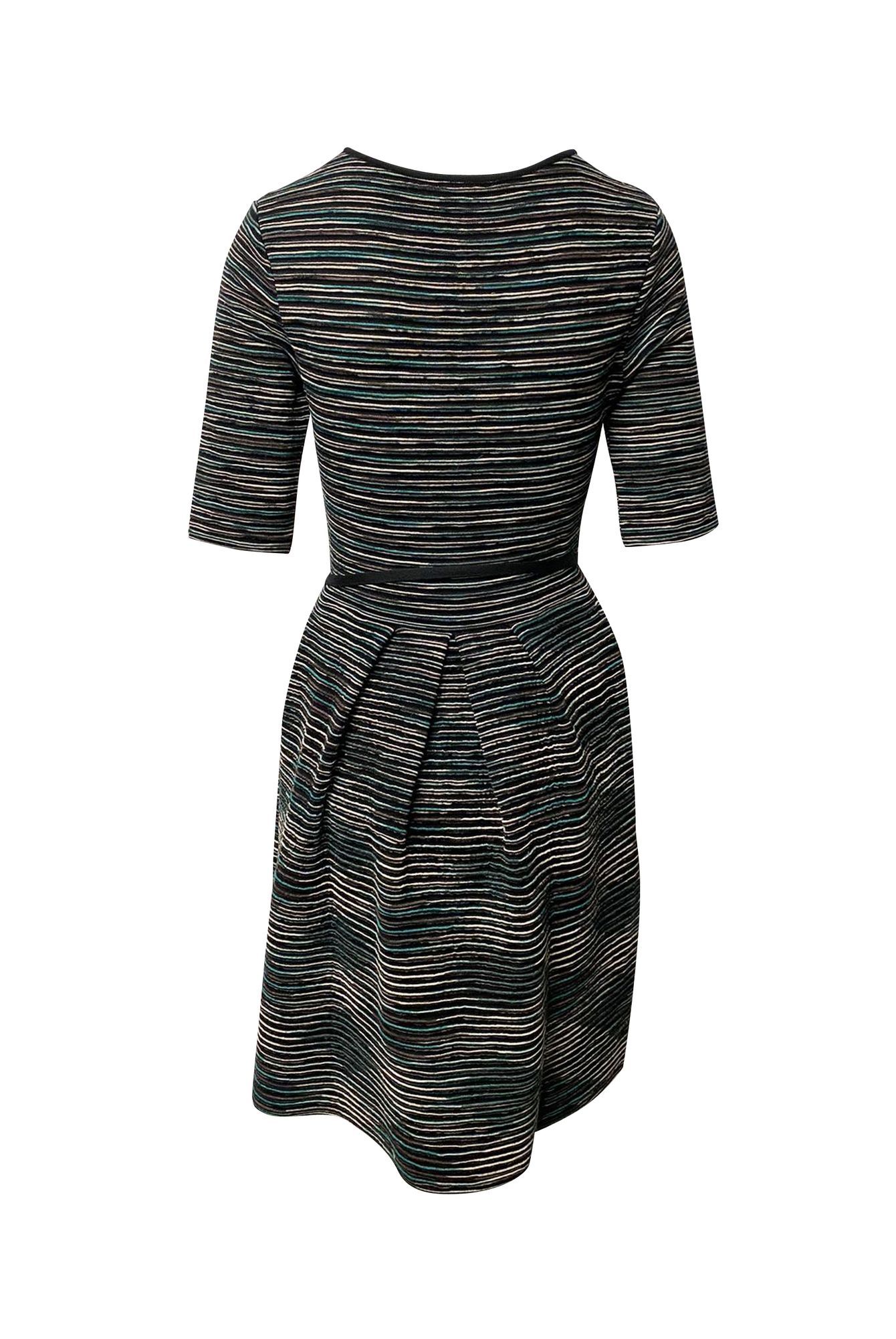 M Missoni Preloved Knit Dress with Waist Tie in Multicolor Viscose