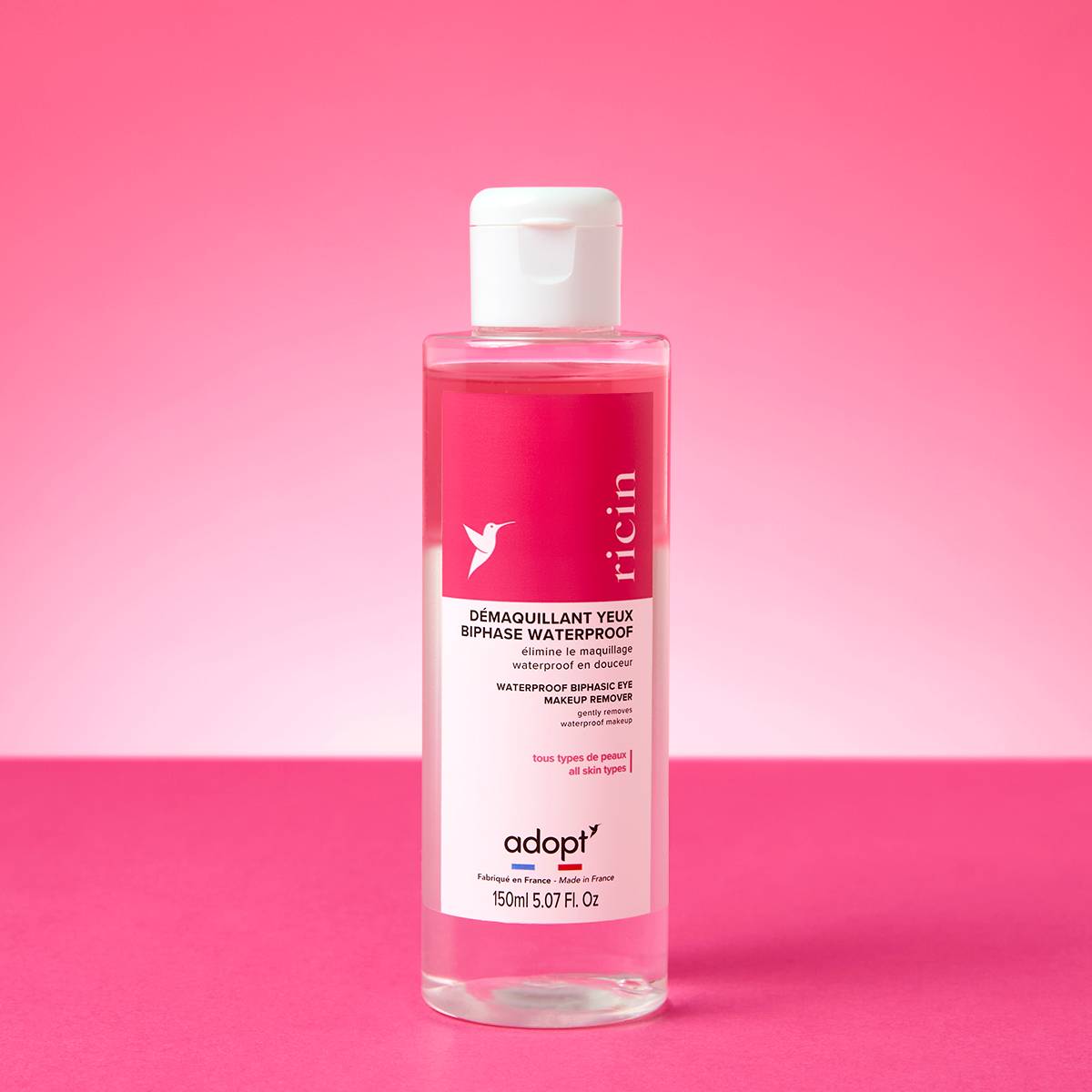 DémaquillantDémaquillant Yeux Biphase Waterproof à l'Huile de Ricin 150 ml