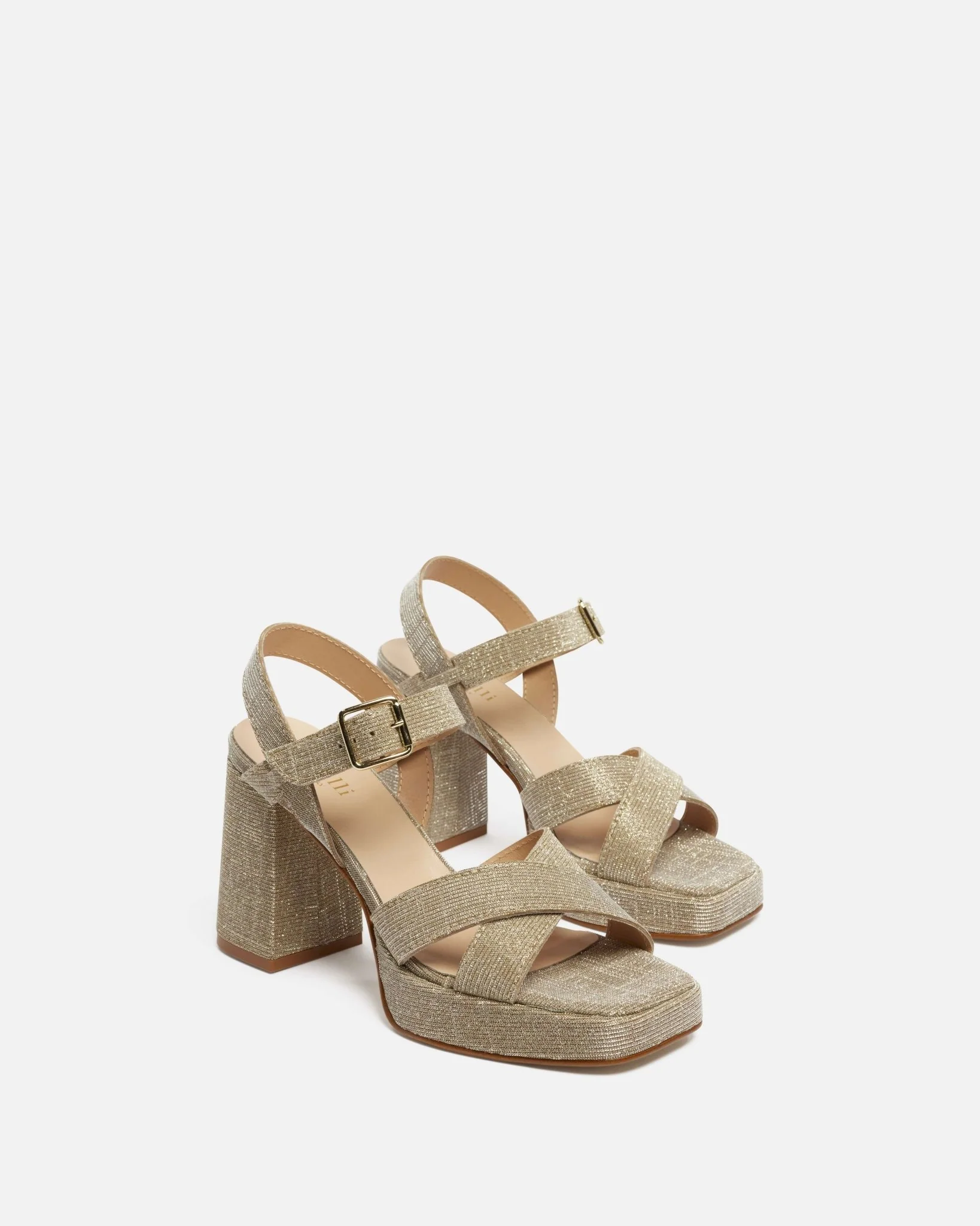 SANDALES LIBELLA/GLIT PLATINE