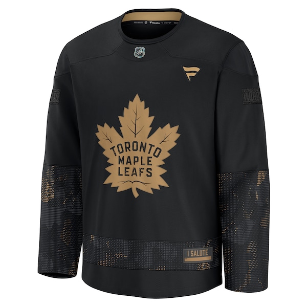 Toronto Maple Leafs  2024 Military Appreciation Practice Jersey - Black