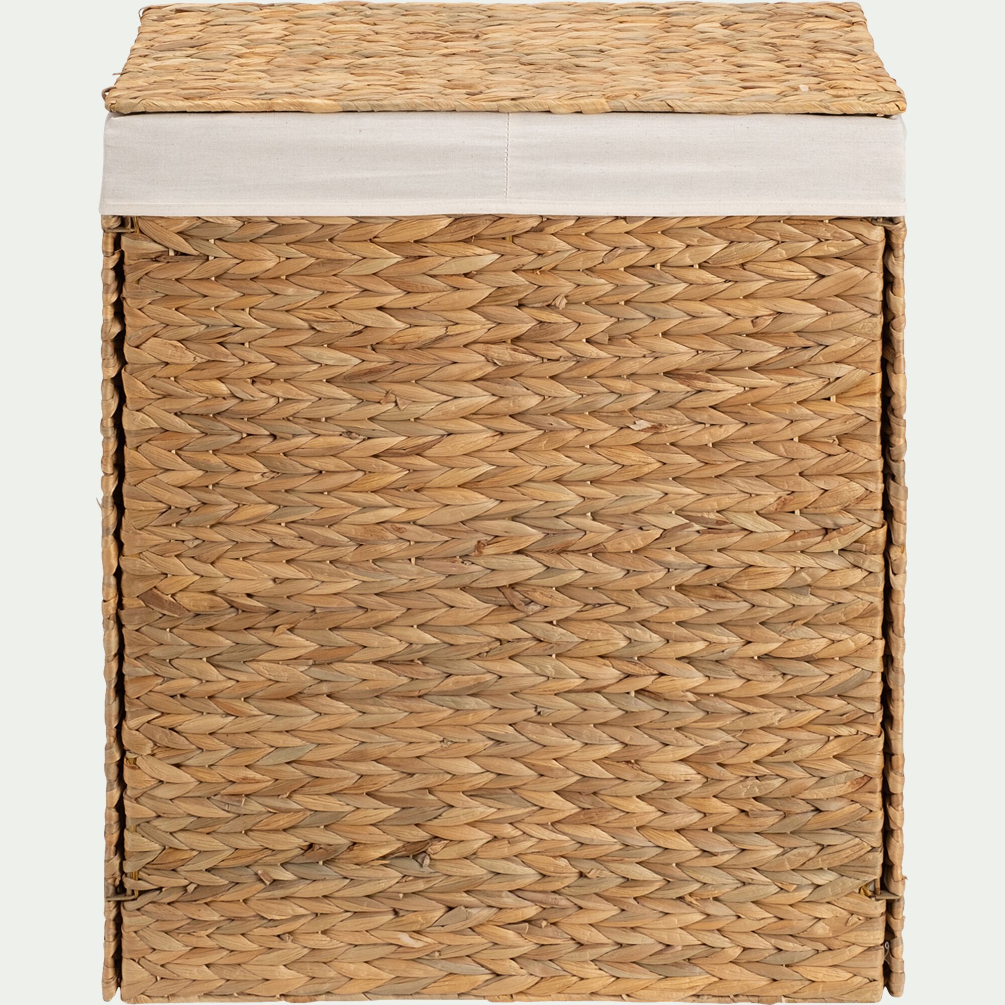 JACINTHE - Panier en jacinthe d'eau H60xL50cm - naturel