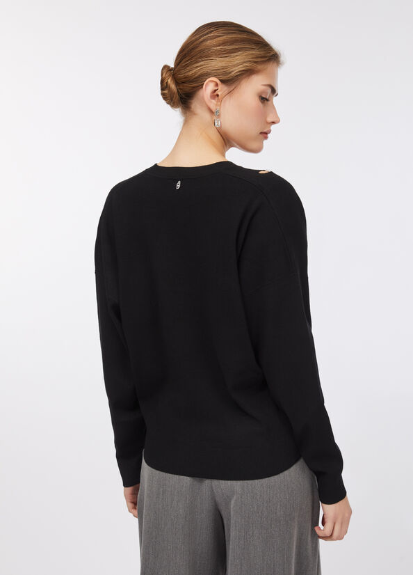 Maglia con castoni gioiello