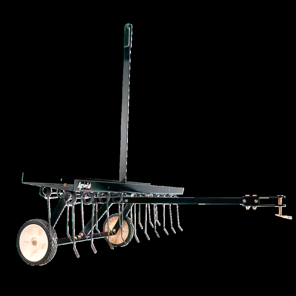 Agri Fab Tow Dethatcher for Lawn Tractors with  Wheels, 40-in, 70-lb