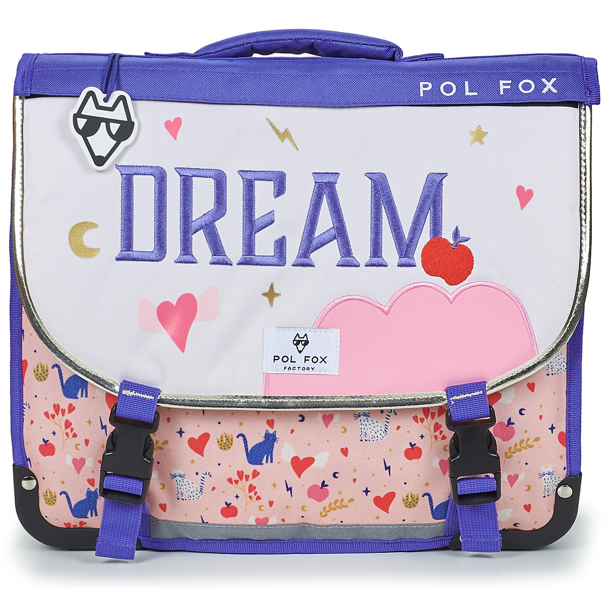 Pol Fox - CARTABLE DREAM 38 CM - Pink
