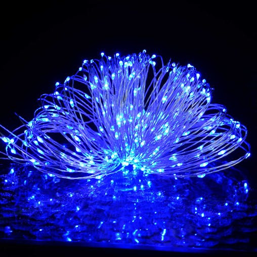 NNEVL LED String with 300 LEDs Blue 30 m