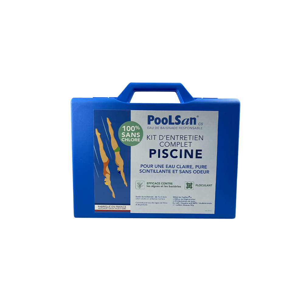 Kit de traitement PoolSan pour piscine de 25 à 40m³
