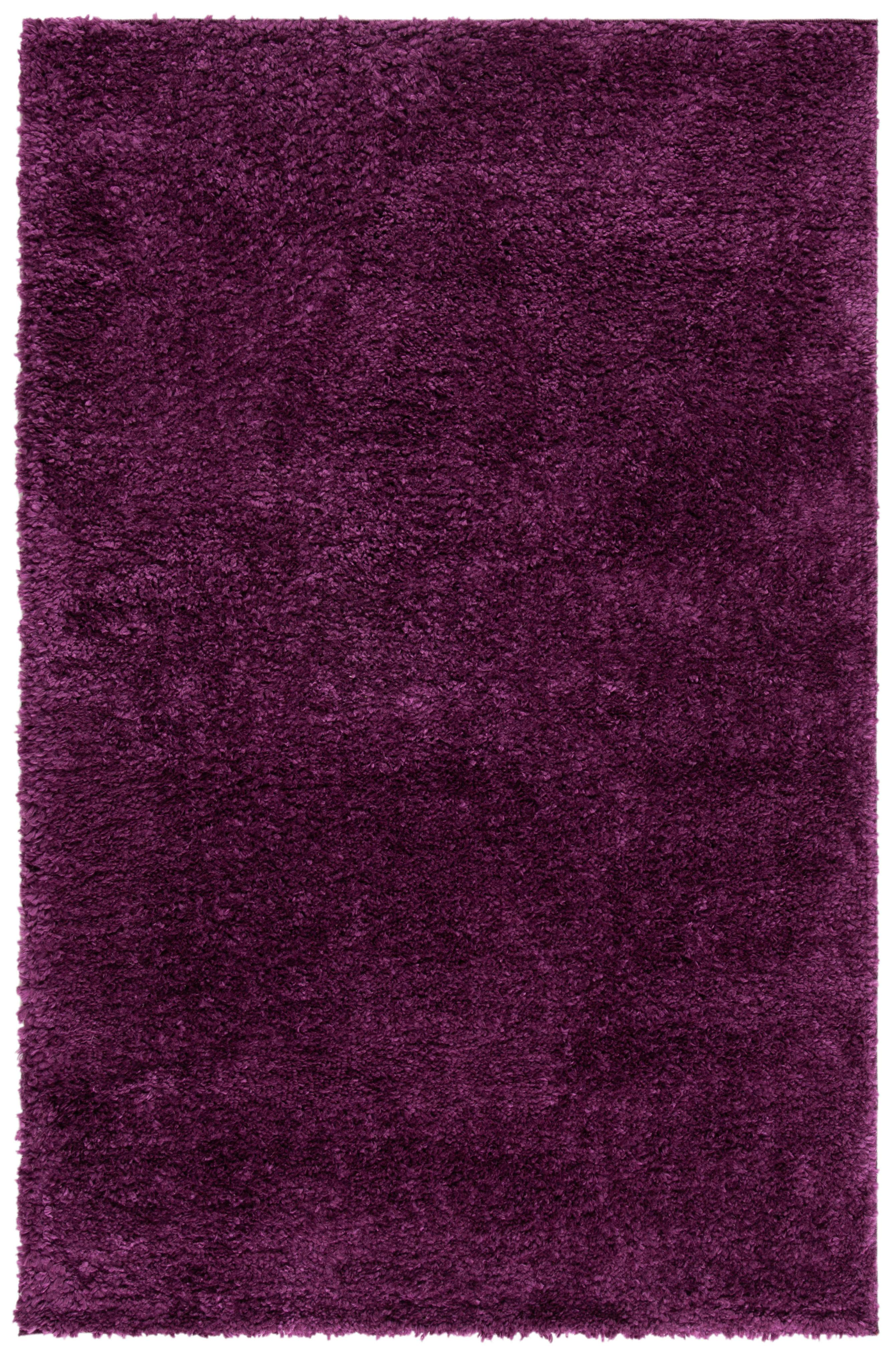AUGUST SHAG - Tapis de salon interieur hirsute en violet, 91 x 152 cm