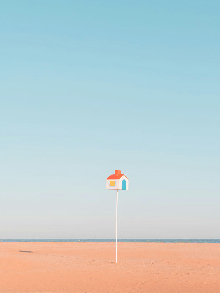 PETITE MAISON - Photographie d'art de Nicolas Rottiers 30x40 cm sur alu