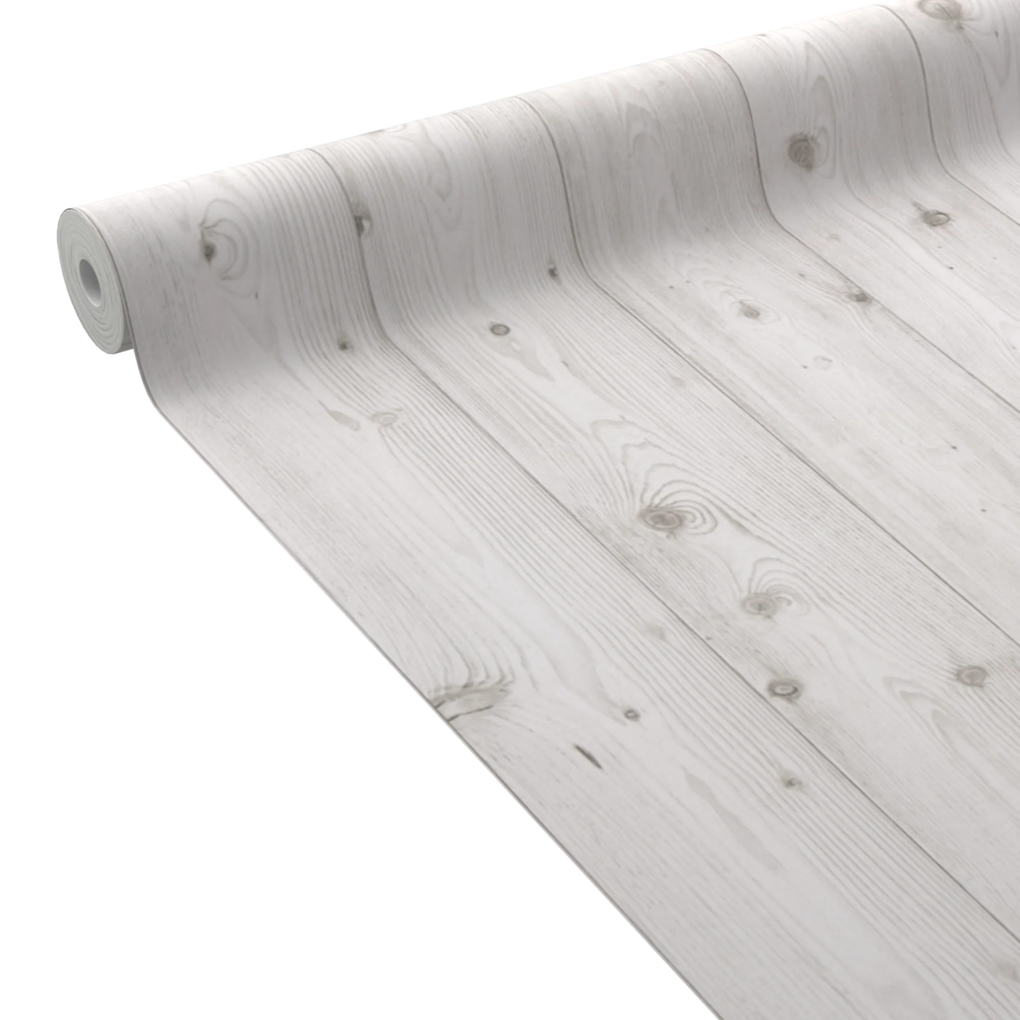 Papier peint BOARD coloris blanc grisé