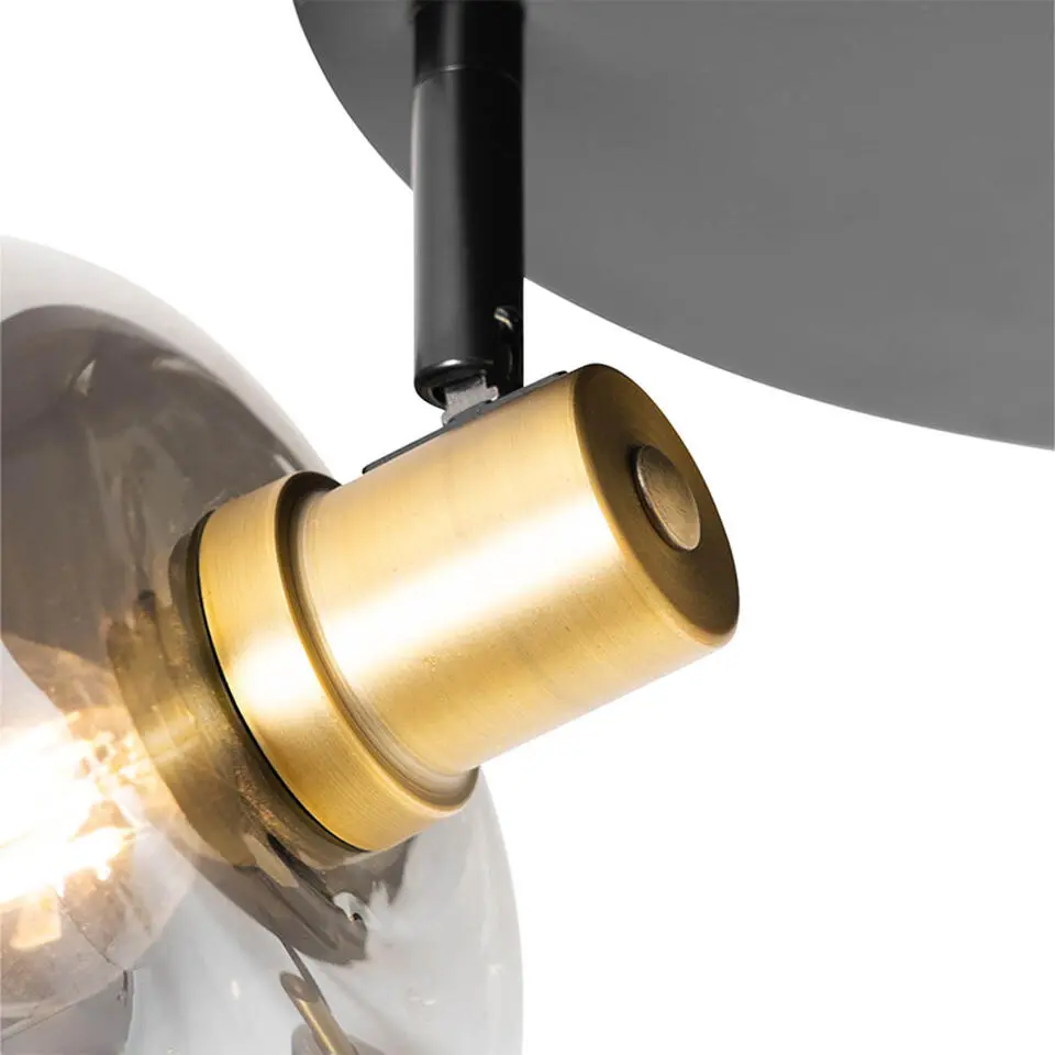 Qazqa richtbare spot zuzanna grijs e14