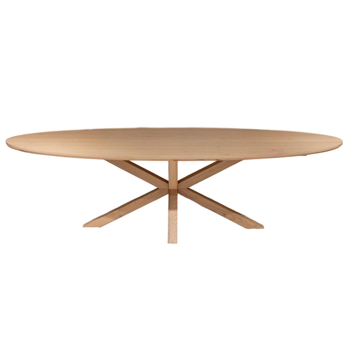 DÉJA Living Eettafel Lusa - Ovaal Naturel Eikenhout - 160x90x78cm