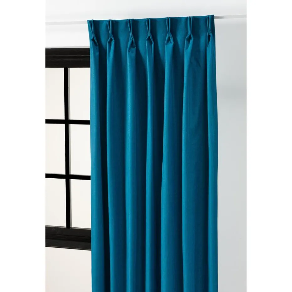 Kwantum Vouwgordijnen | Gordijnen | Gordijn Phileine  Petrol