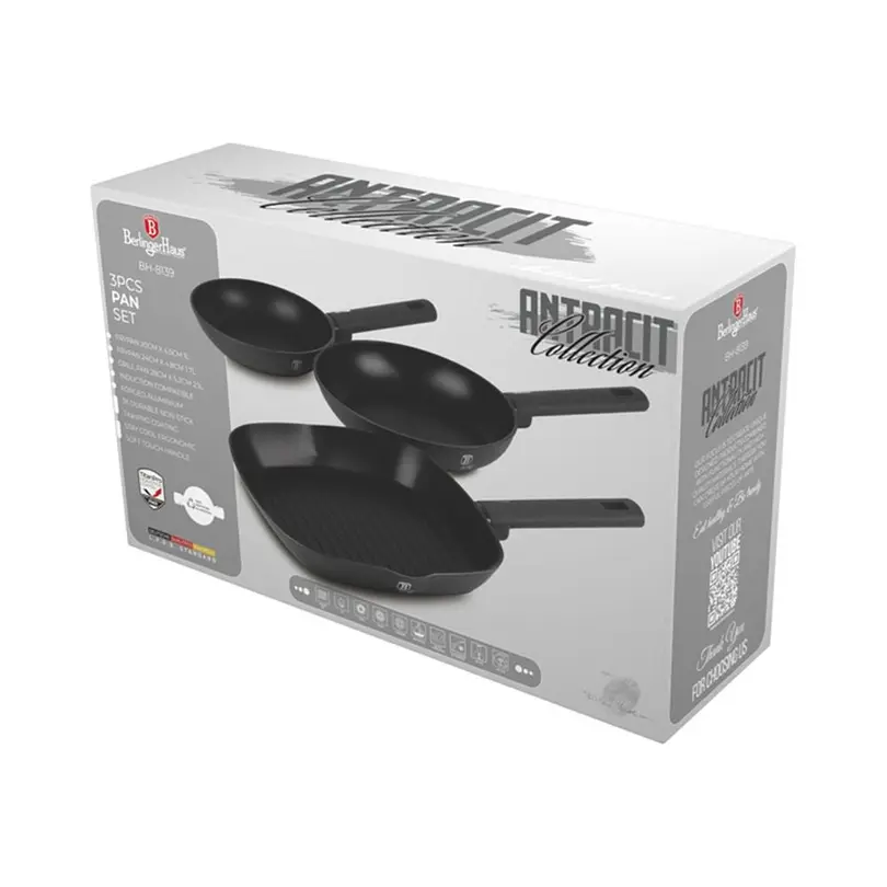 Grillpfanne 3-teilig Anthracite Collection