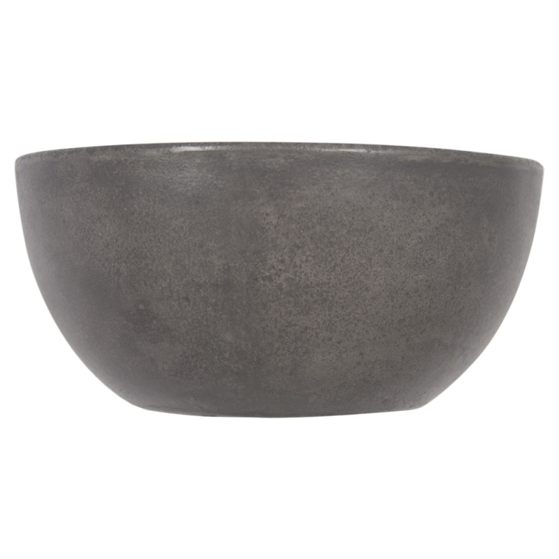 Vasque à poser Ruz ronde gris foncé Ø 25 x 11,5 cm DIFFERNZ