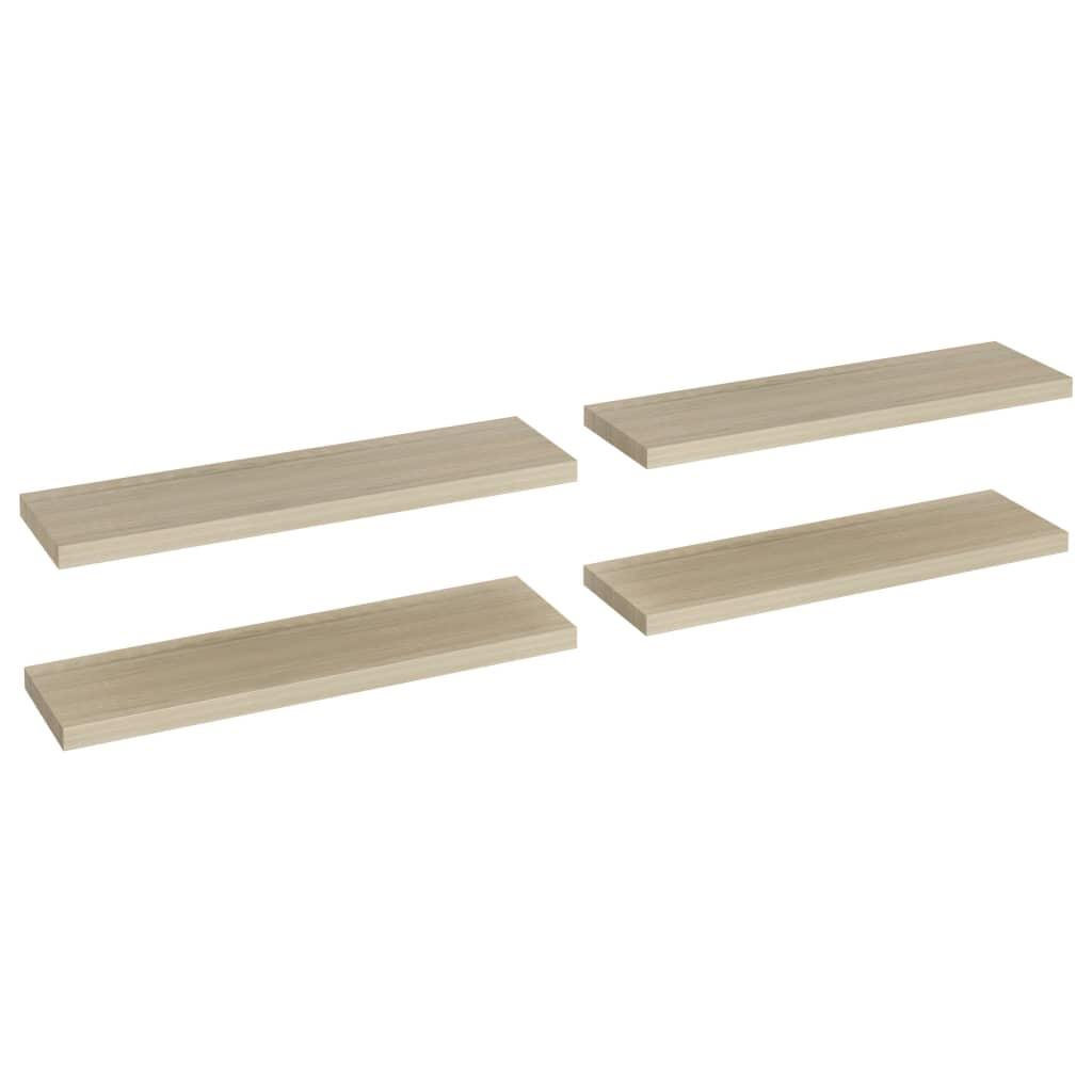 Półka ścienna Brąz 90 x 23.5 x 3.8 cm MDF vidaXL