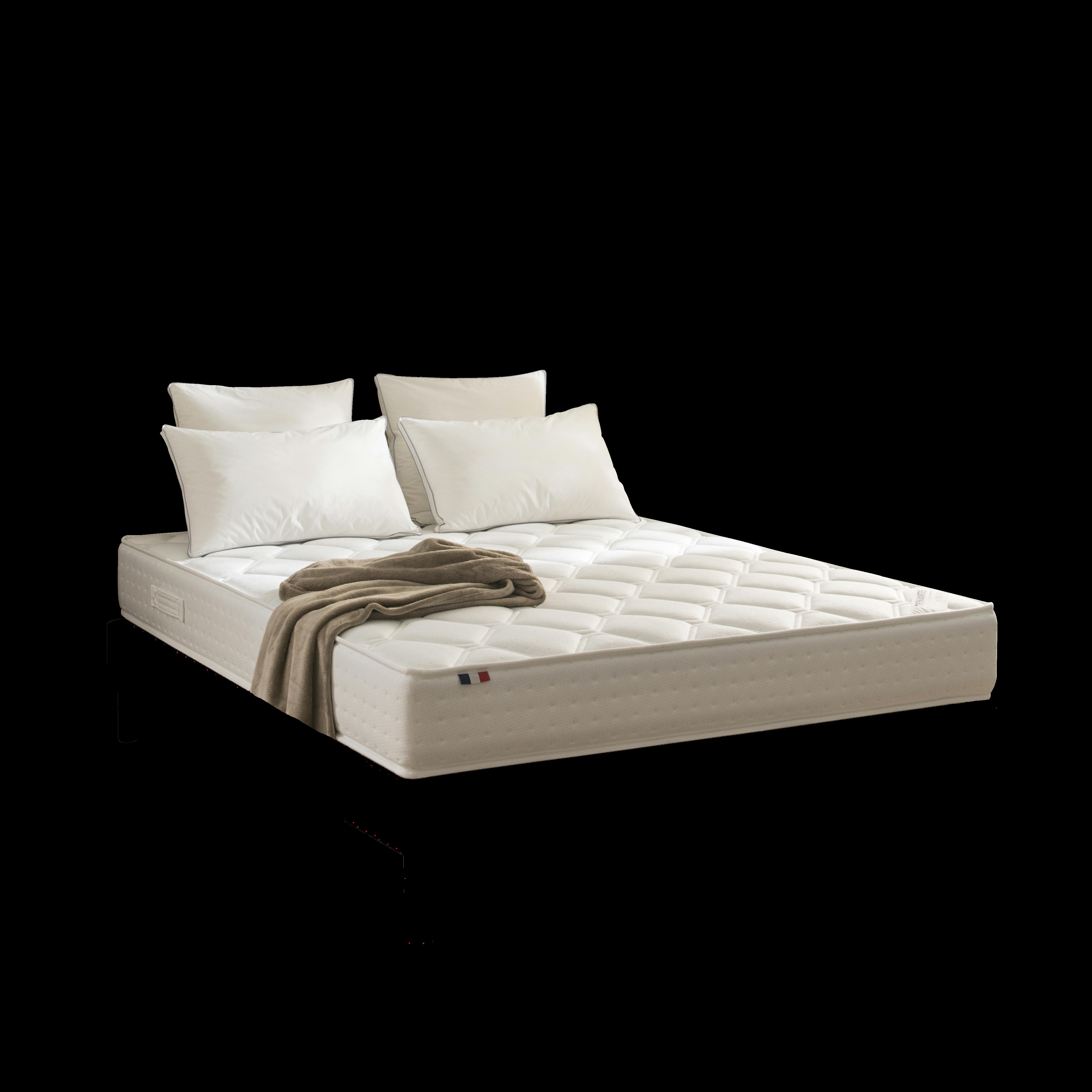 ROSCOFF - Matelas à ressorts ensachés 90x190 cm H24 cm