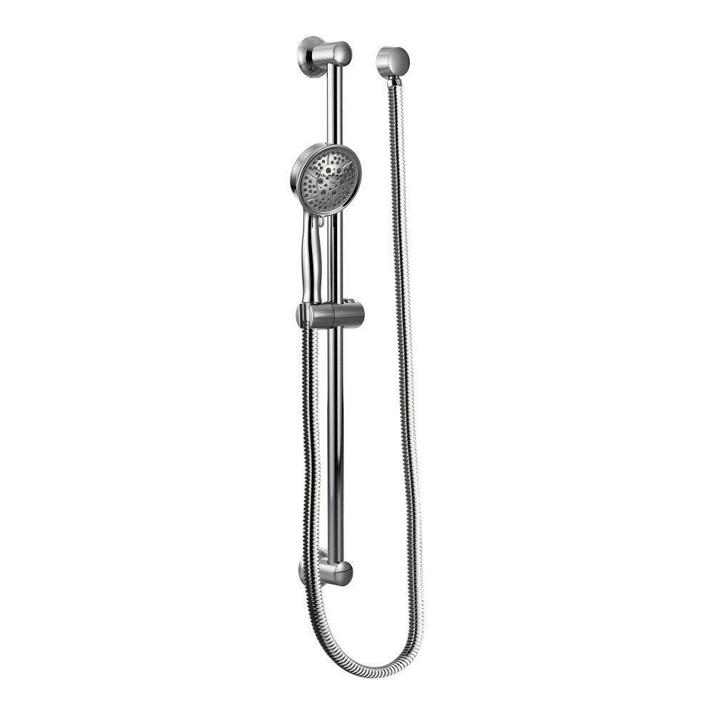 Moen Eco Handheld Shower Head with 30-in Slide Bar, Chrome