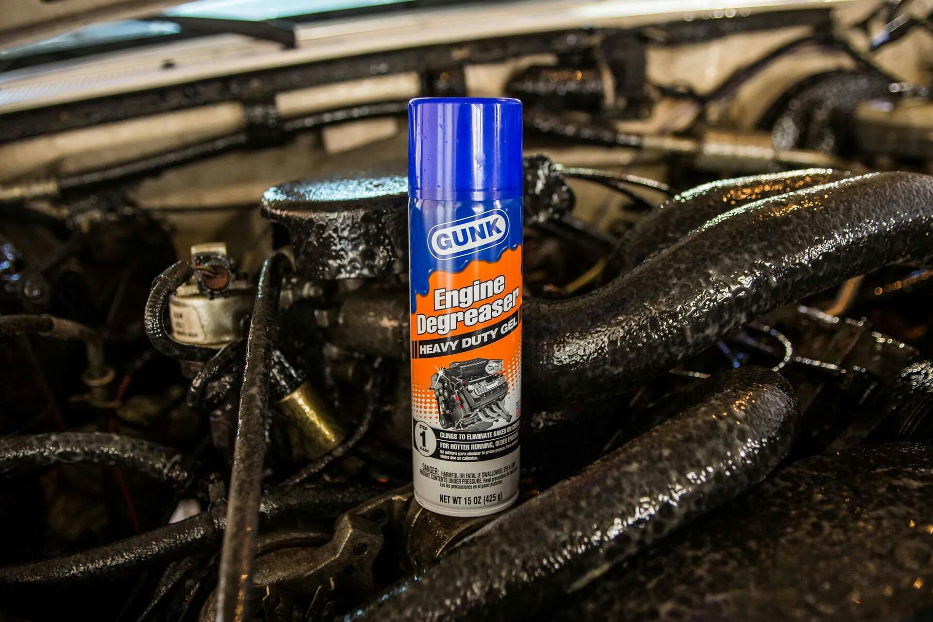 Gunk Heavy-Duty Gel Engine Brite Degreaser, 425-g