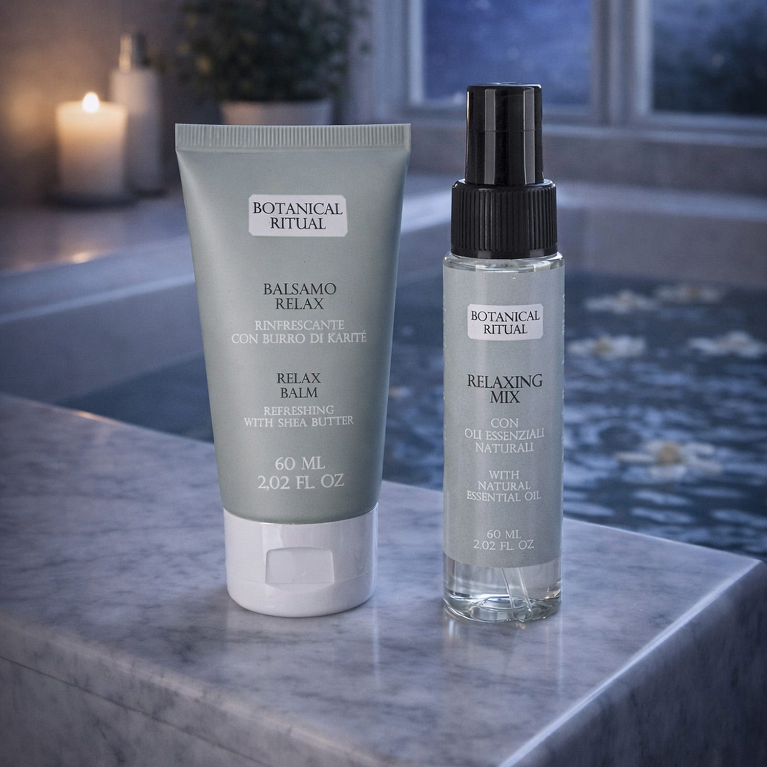 Balsamo e spray oli essenziali cofanetto regalo Botanical Ritual