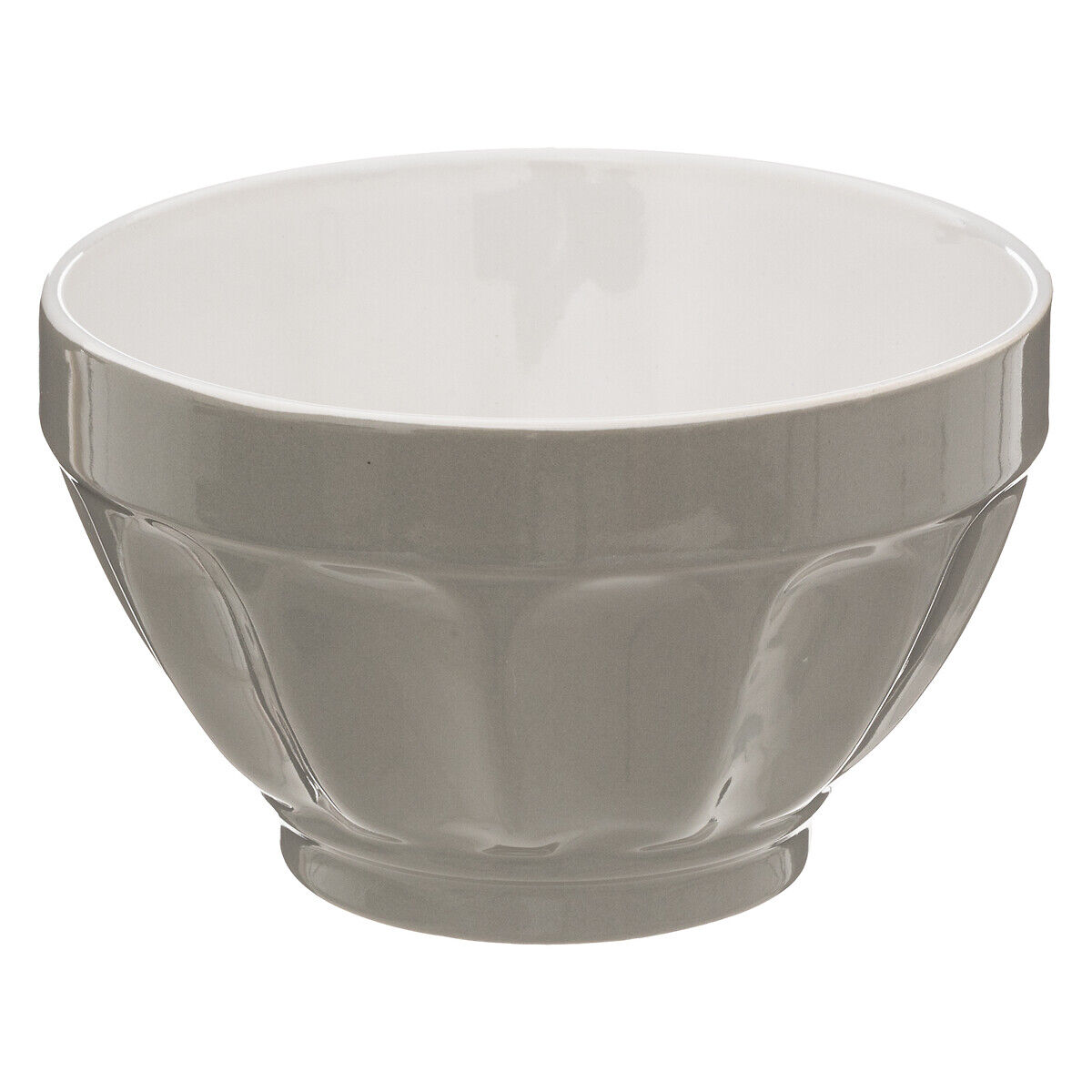 Tigela COLORAMA cinza de cerâmica 60cl