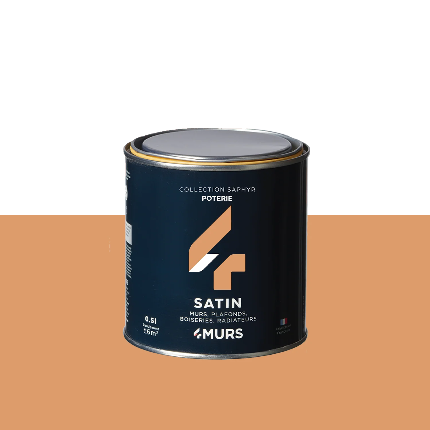 Saphyr Peinture Peinture poterie Satiné 0,5 L