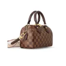 Louis Vuitton LV Speedy Bandoulière 20 Damier Ebene Women Handbag