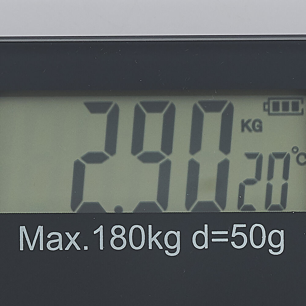 Pèse personne numérique noir écran LCD 180 kg