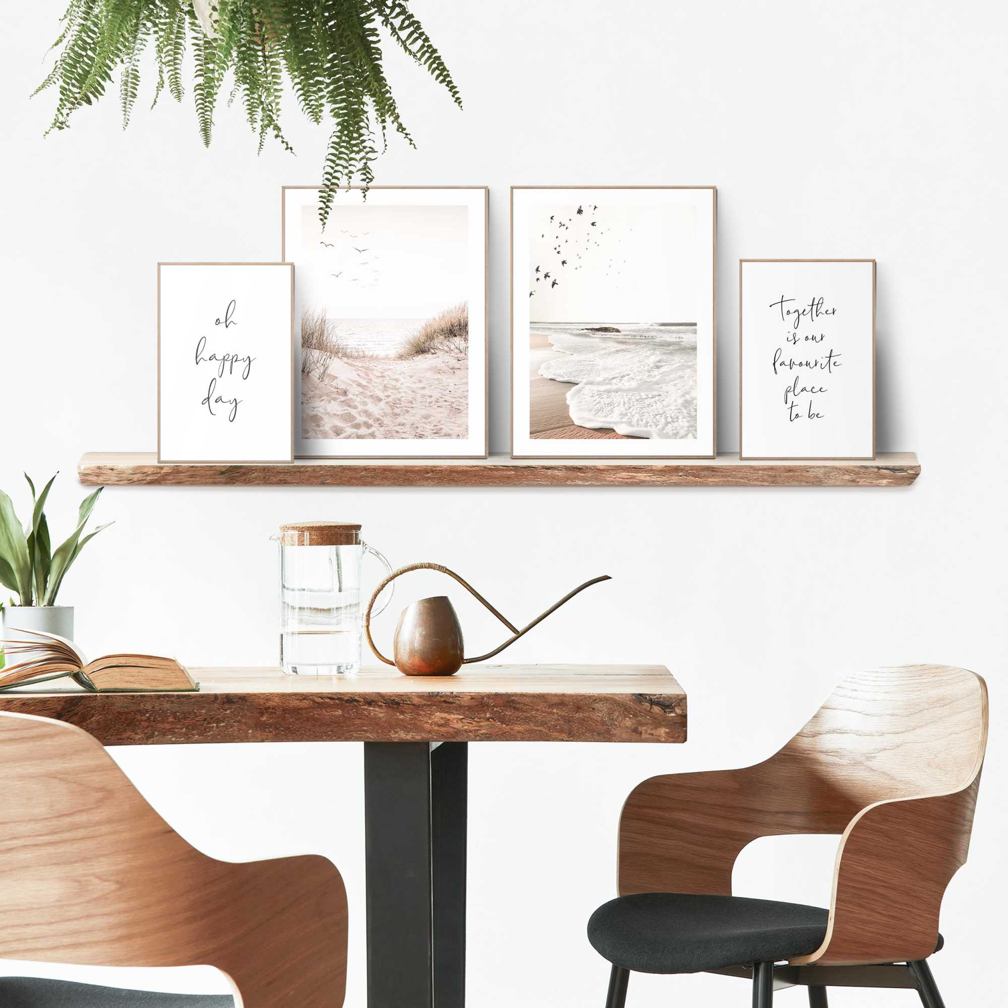 Reinders - Botanic Beach Mix & Match Set B2 - Schilderijen set 30x40 c