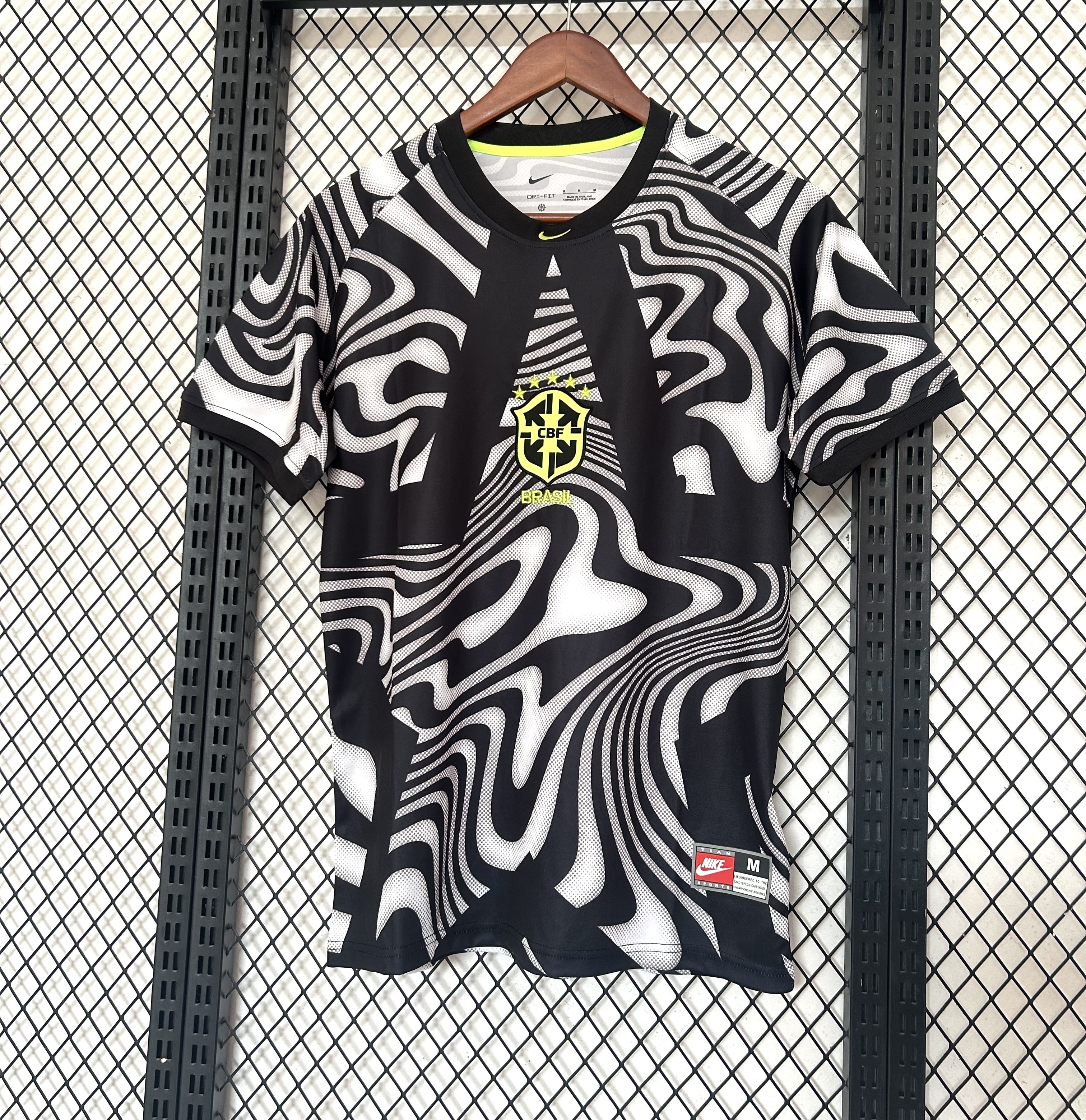 Brazil National Team Nike 2026 Away Jersey - Black / White