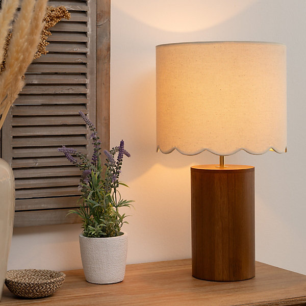 Lampe à poser Vania H50cm marron - Atmosphera