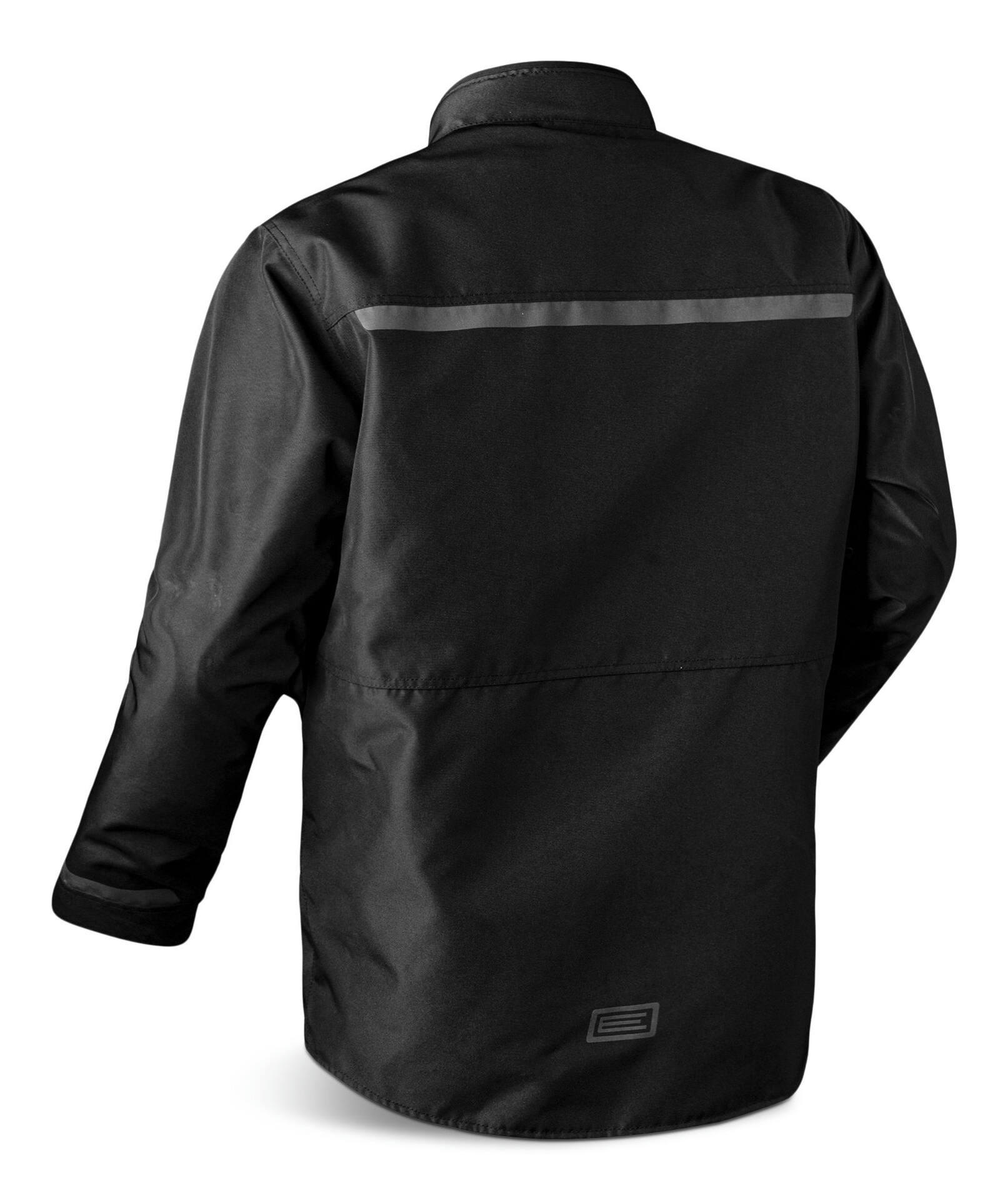 Origine Abrasion-Resistant Motorcycle Biker Jacket, Black