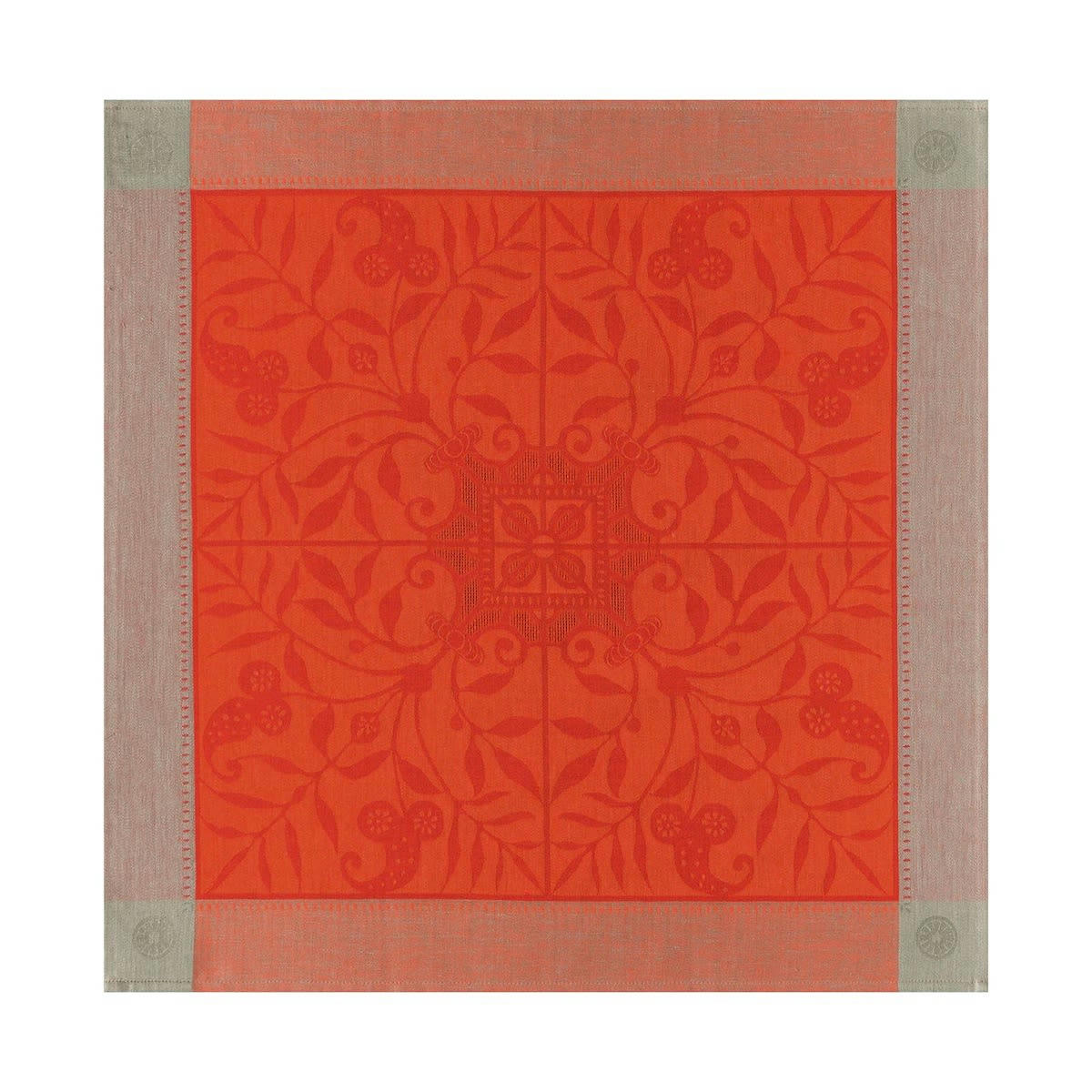 VENEZIA - Serviette en lin cornaline 58 x 58