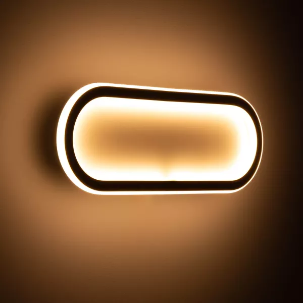 Plafon Cerchioz pilotem owalny biały LED 1x25W 40cm 2700lm IP20 Abruzzo