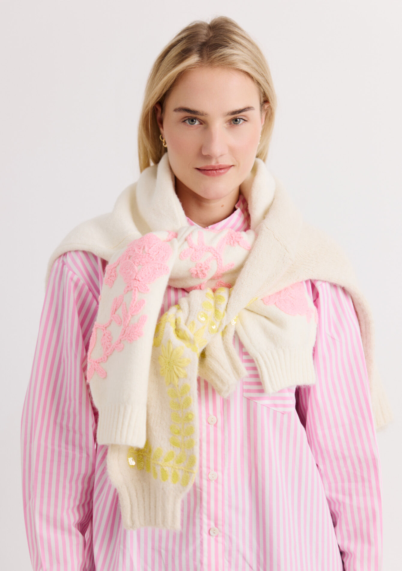 Oversized gestreept hemd