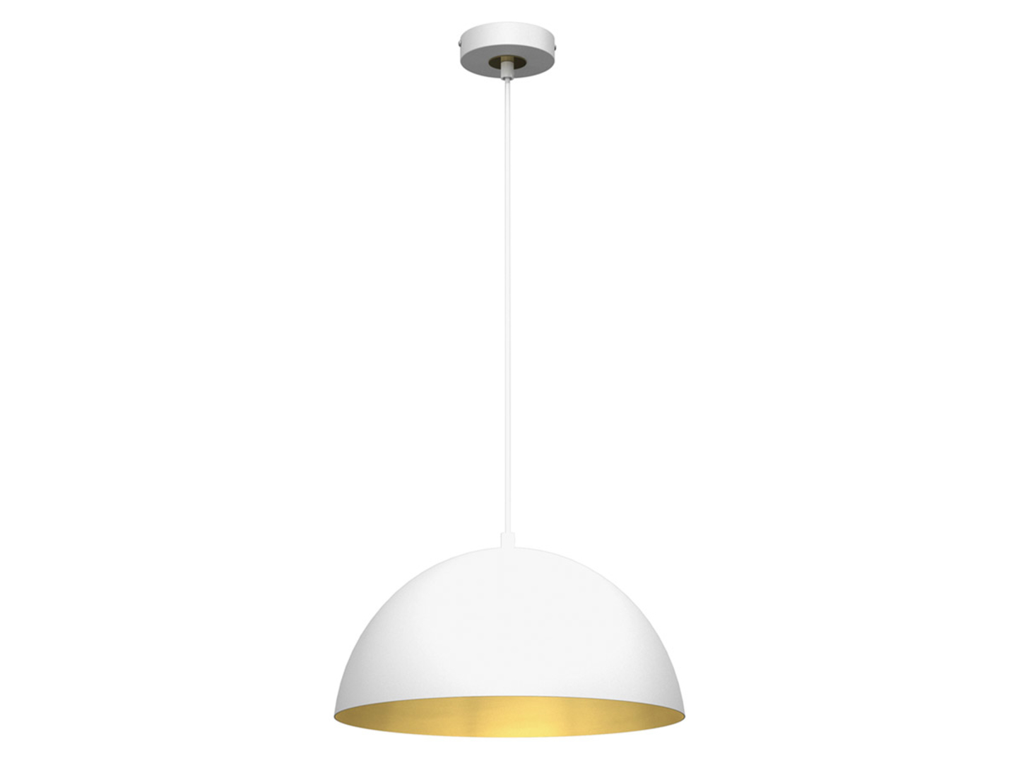 Lampa wisząca Beta metalowa biała