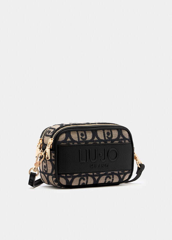 Borsa a tracolla piccola jacquard