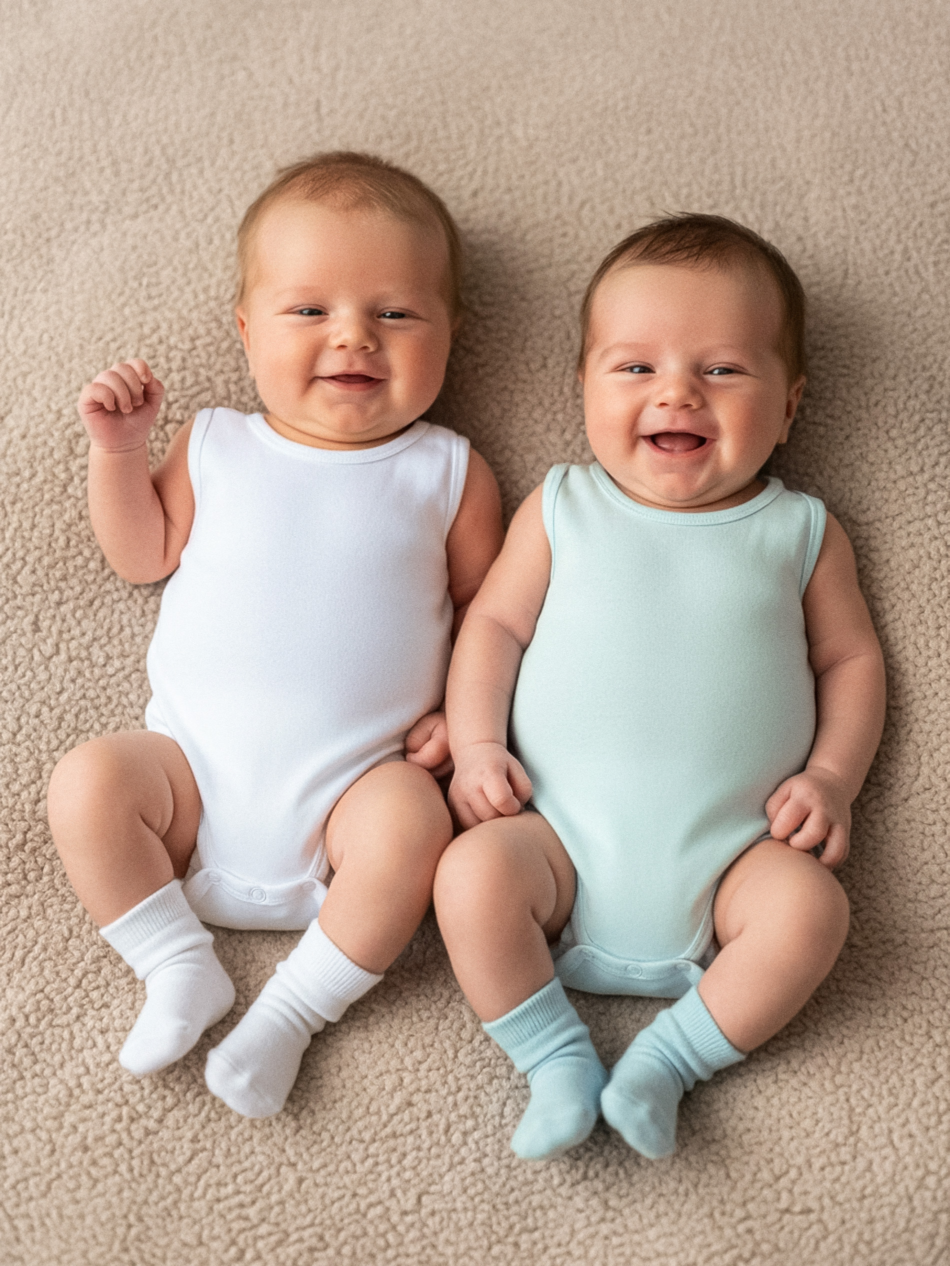 Bawełniane body na ramiączkach 2 pack