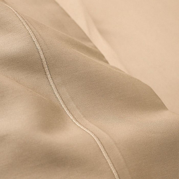 Drap plat percale de coton peigné 