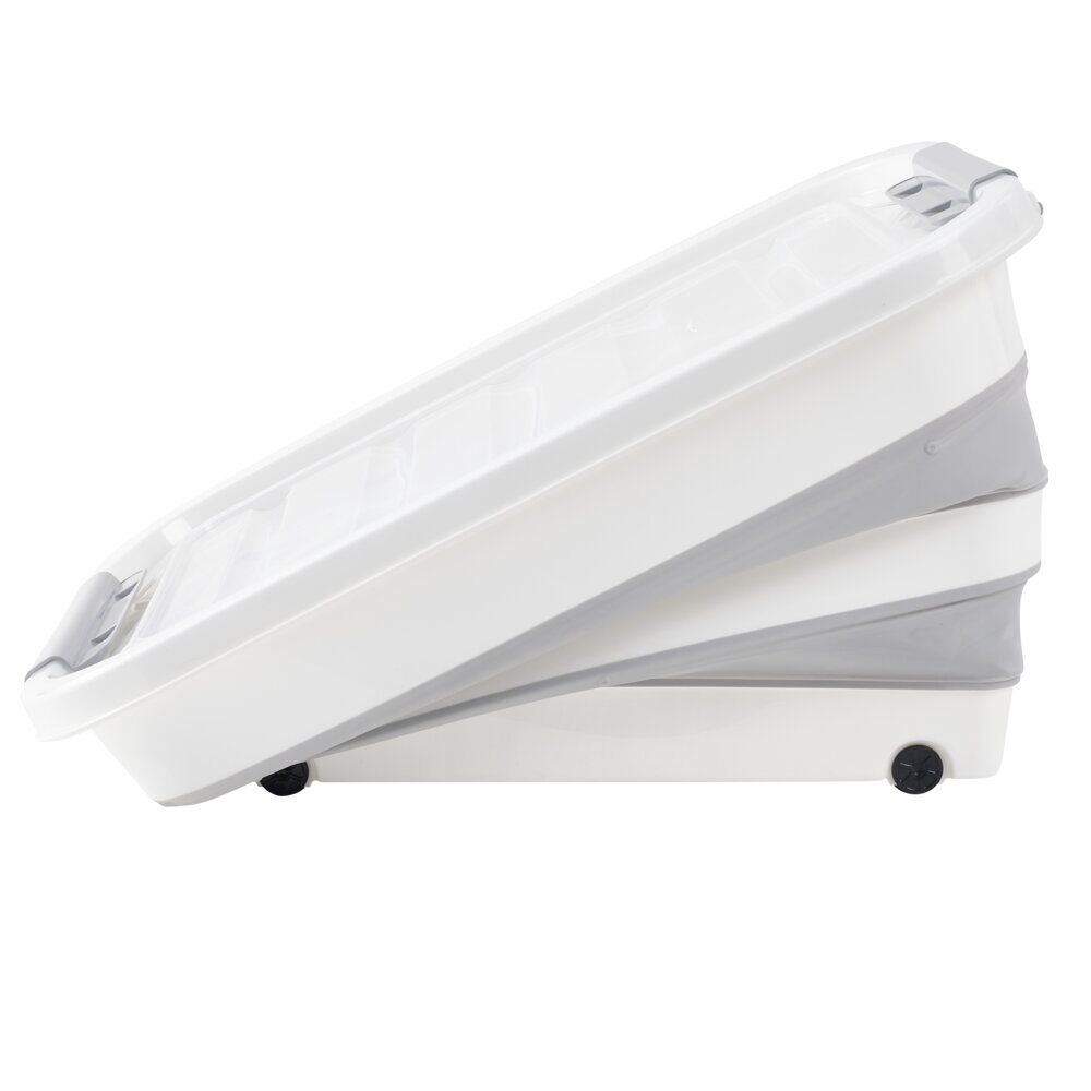 Box de rangement pliable 45L à roulettes 61x32xH43cm