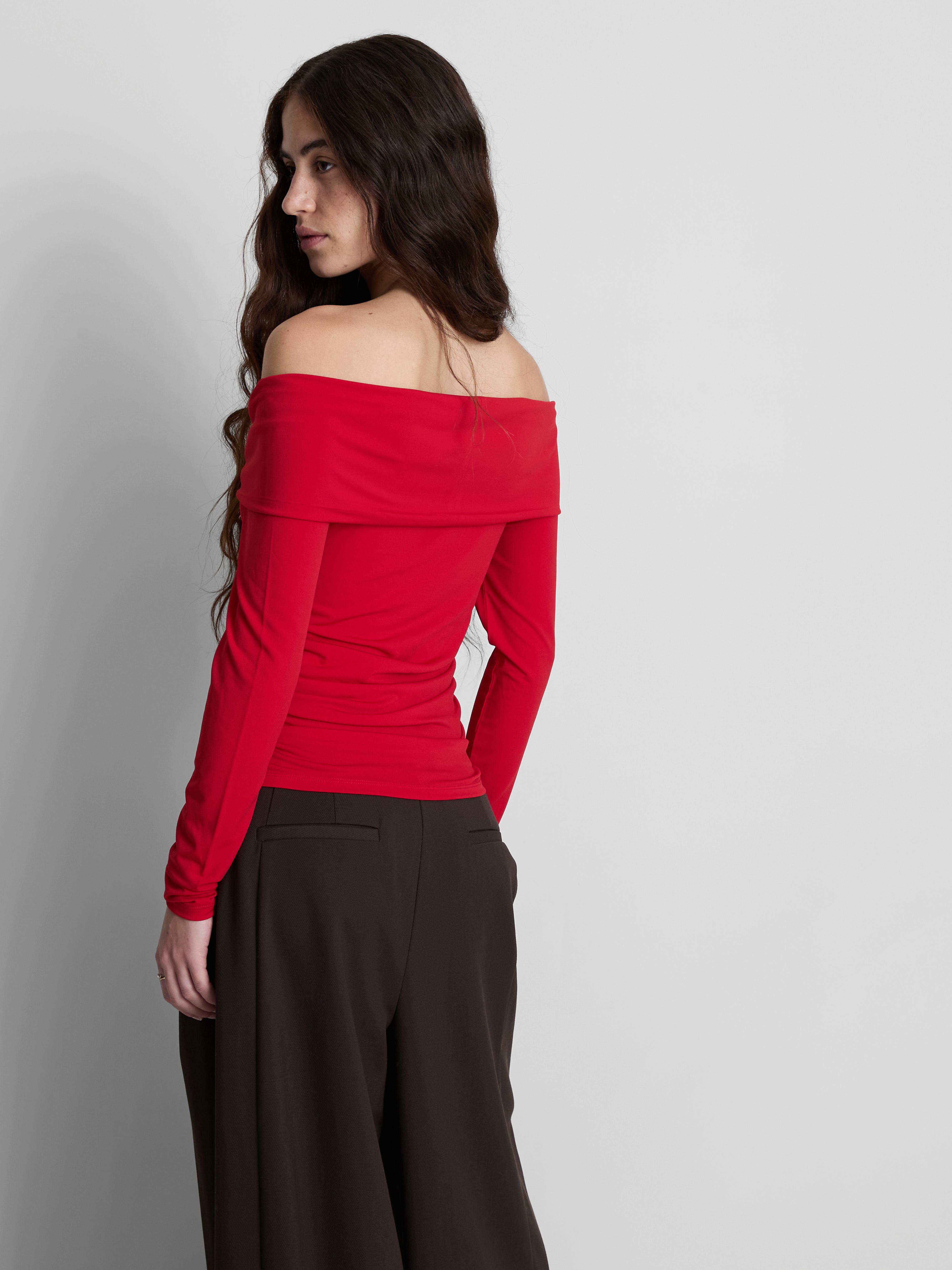 Ruched Bardot Top