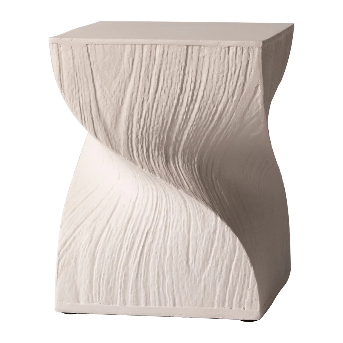Onyx Square Side Table in Fiberstone Modern Accent Side Table for Indoor and Outdoor