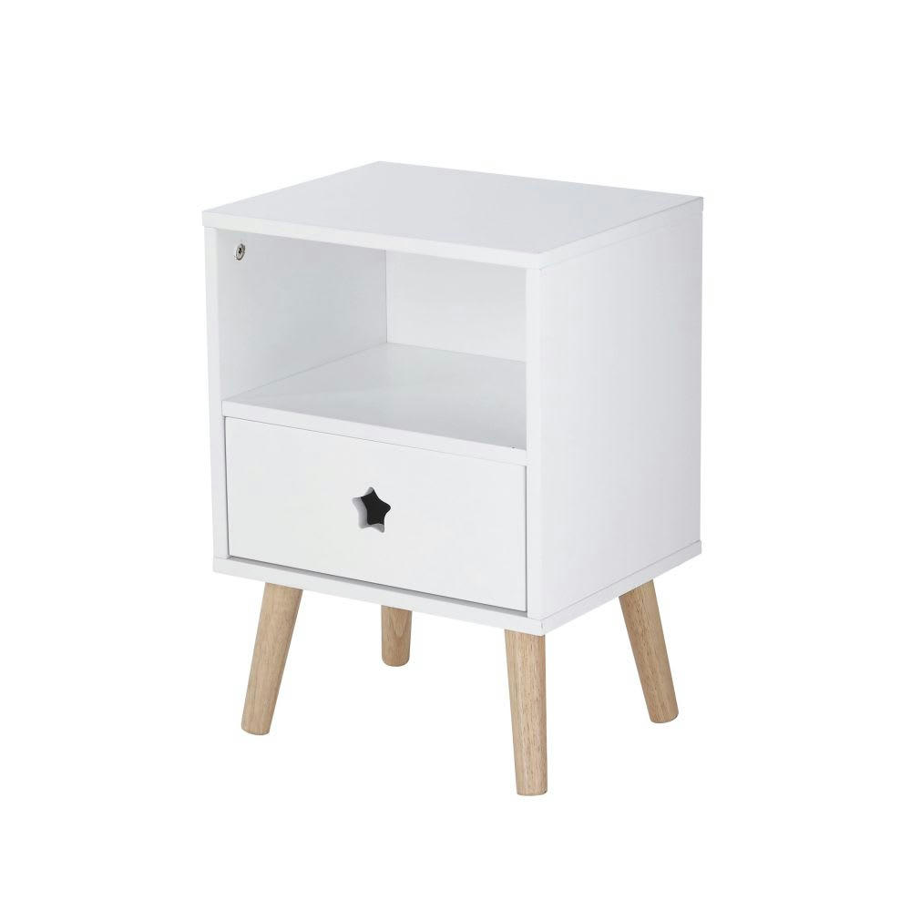 Dreams - Table de chevet enfant blanche