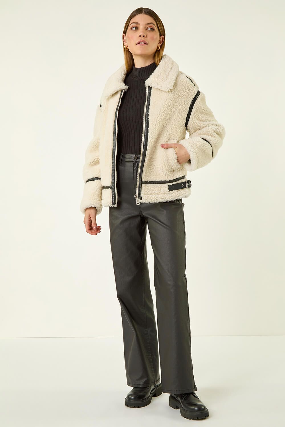 Roman Borg Aviator Coat