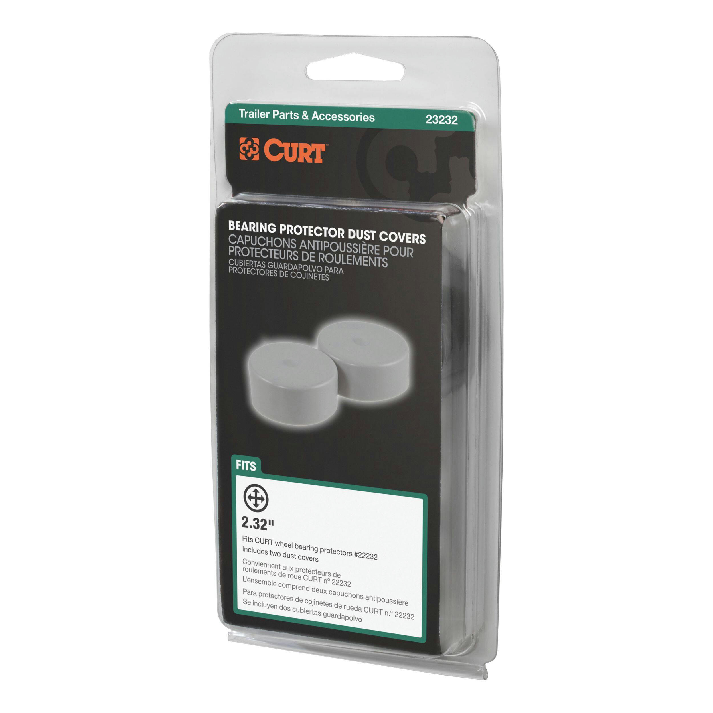 CURT Bearing Protector Dust Covers, 2.32-in, 2-pk
