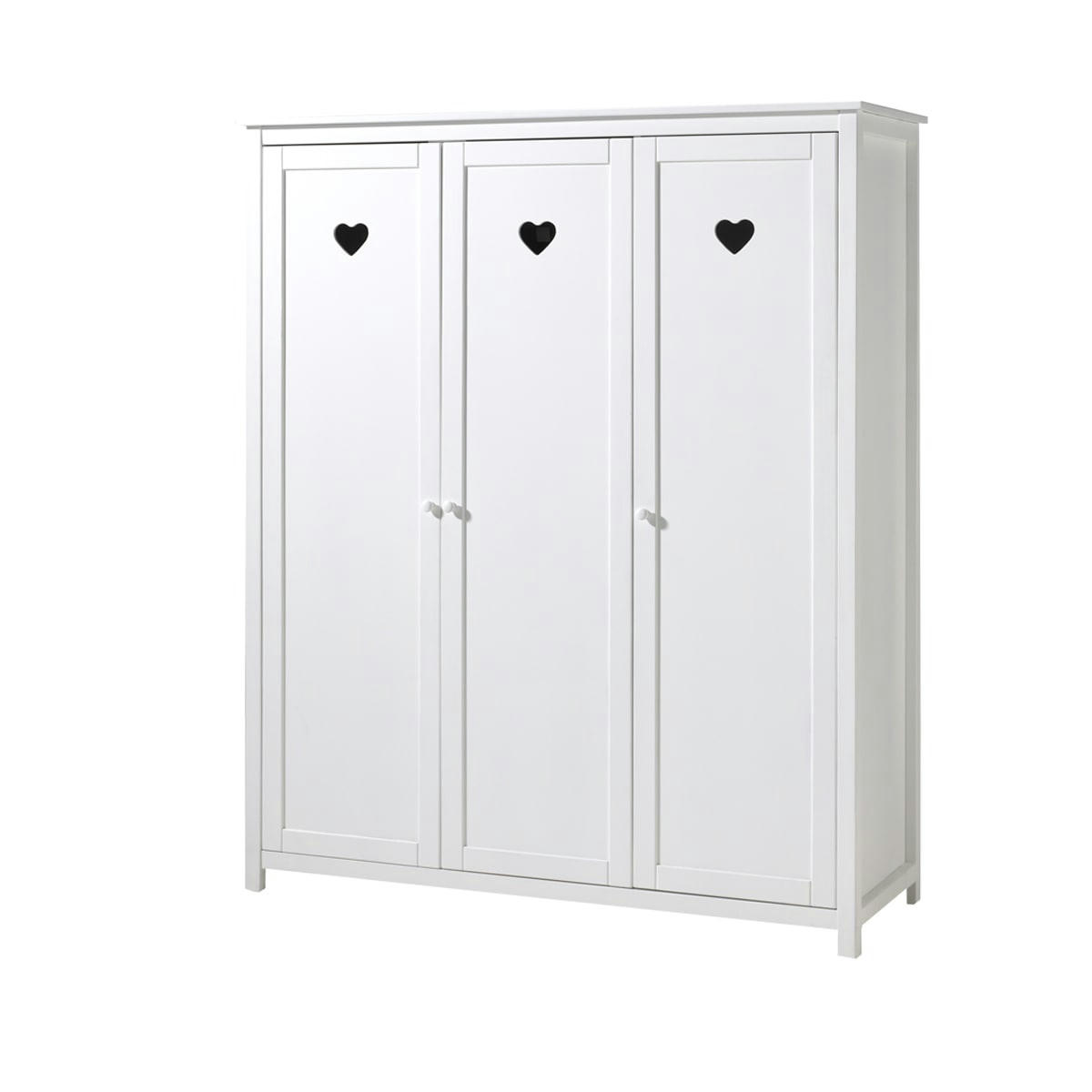 AMORI - Armoire 3 portes blanc