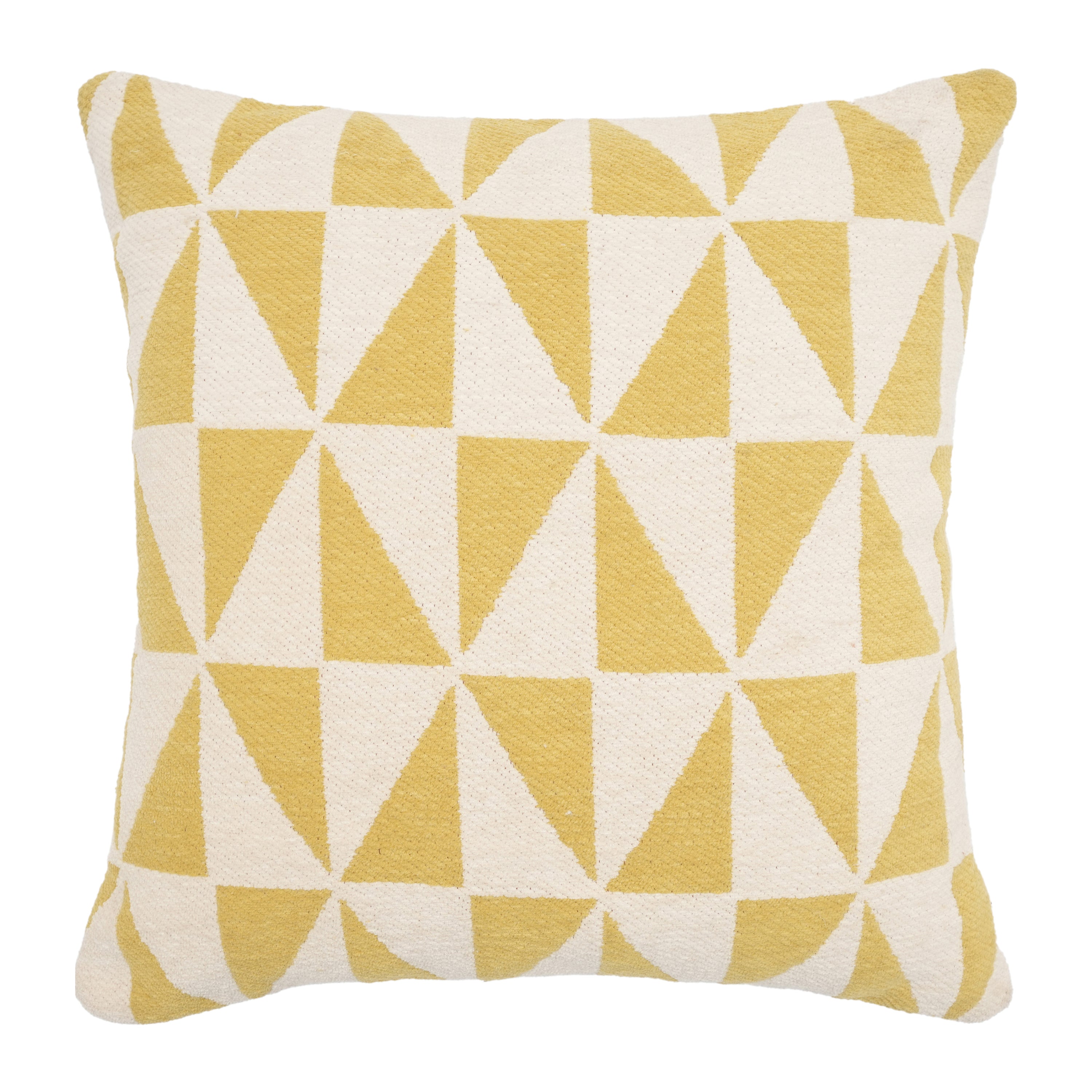 by fonQ Angle Sierkussen 50 x 50 cm - Golden Olive