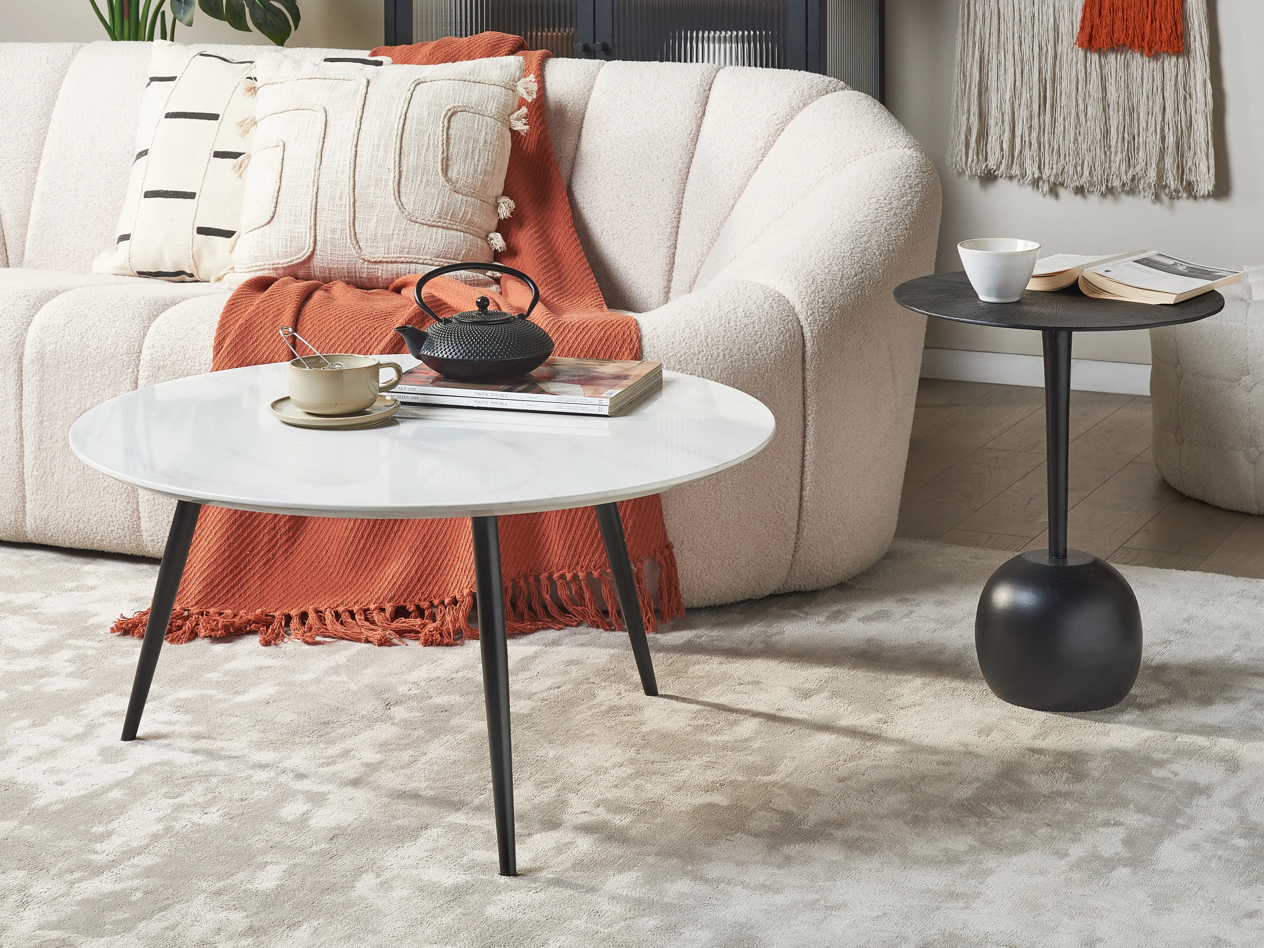 Coffee Table EFFIE White Marble