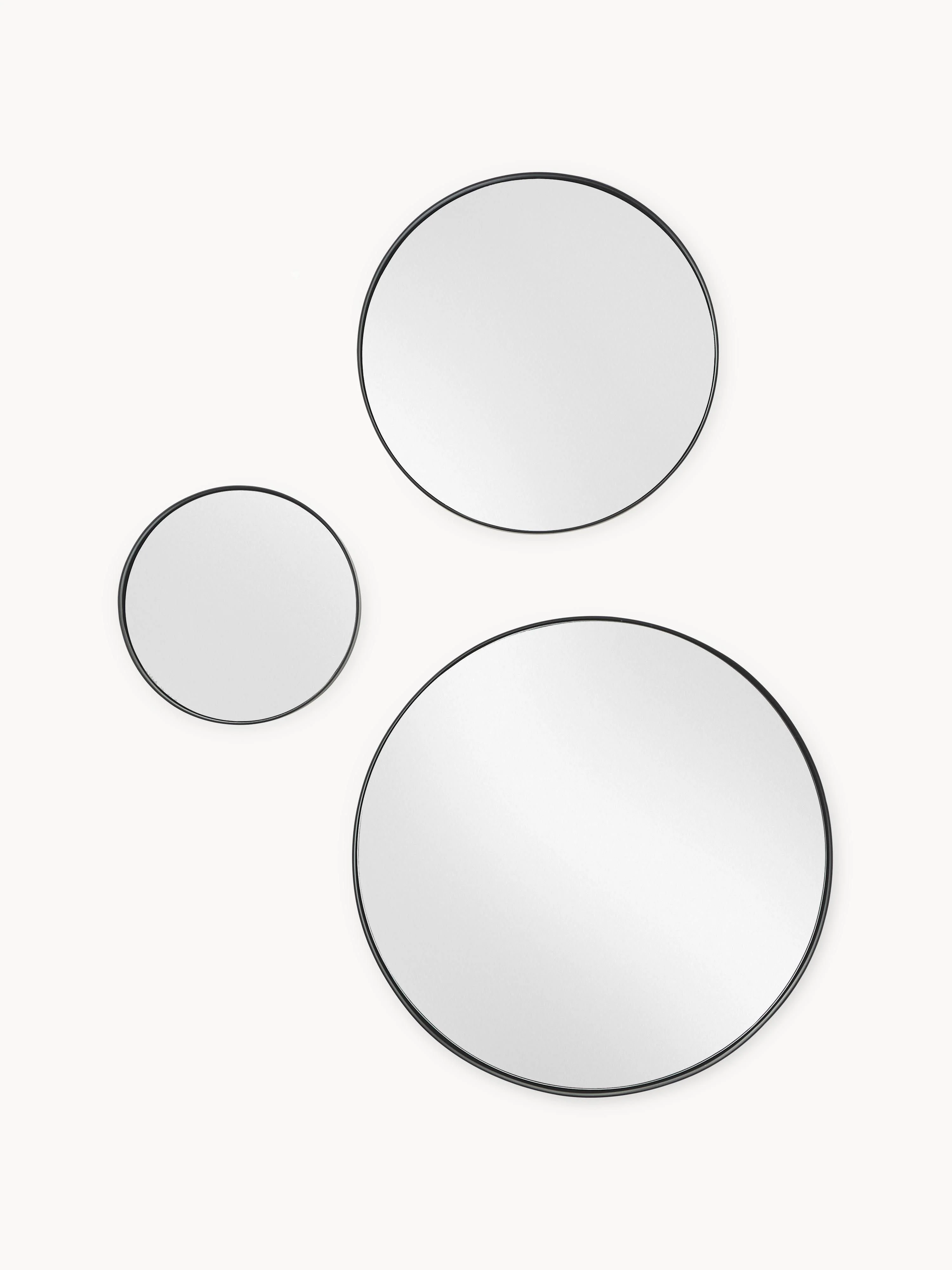 Rundes Wandspiegel-Set Lacie, 3er-Set