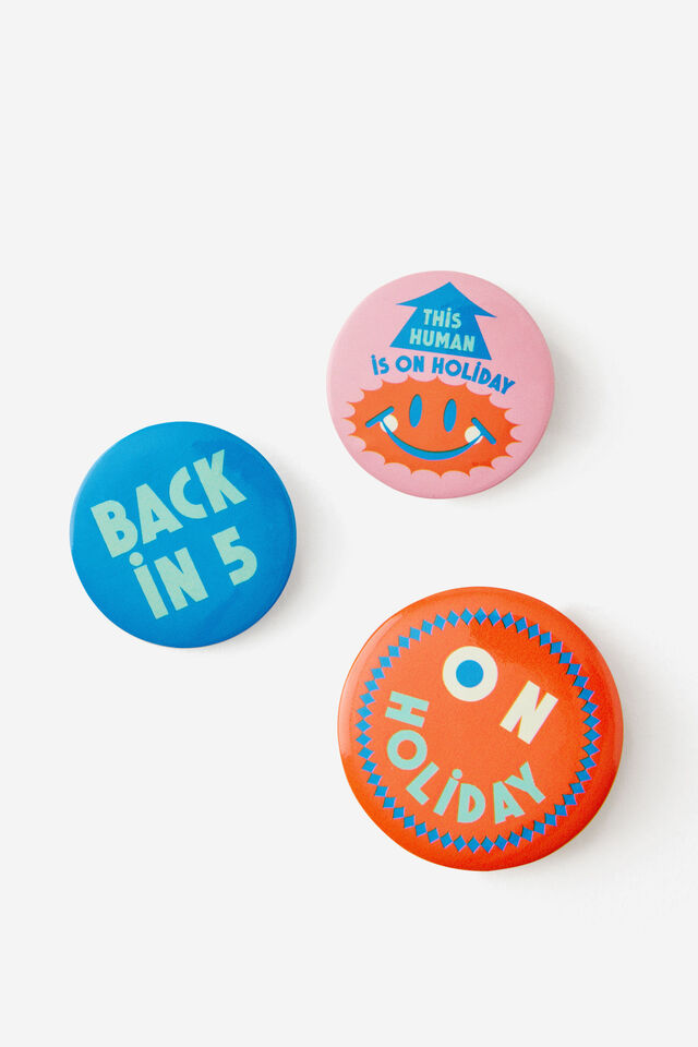 Pin Badge 3Pack