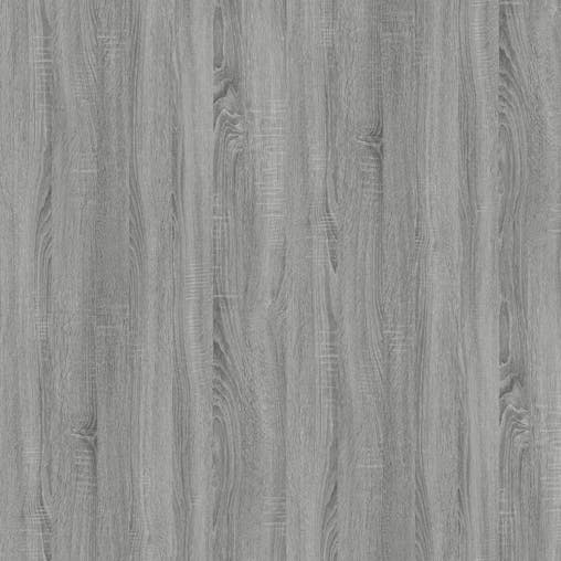 NNEVL Bedside Table Grey Sonoma 57x55x36 cm Engineered Wood